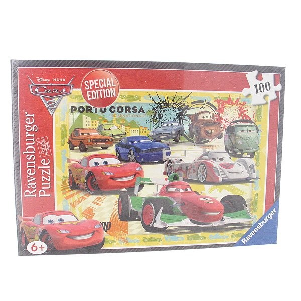 Puzzle 100 pièces - Cars : Flash McQueen et Rod - Ravensburger-10877