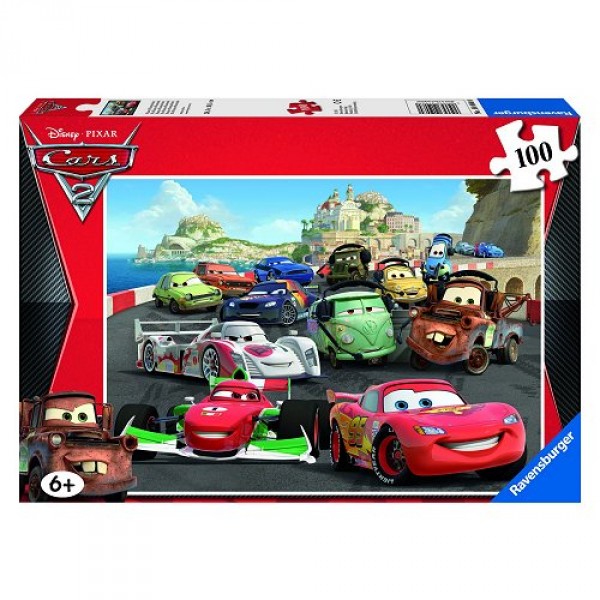 Puzzle 100 pièces XXL - Cars 2 : Course explosive - Ravensburger - Rue ...