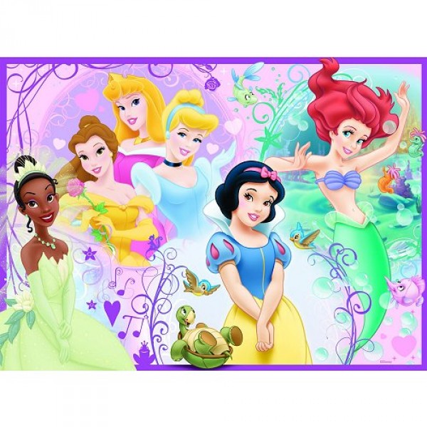 Puzzle 100 pièces XXL - Princesses Disney : Jolies princesses - Ravensburger-10857
