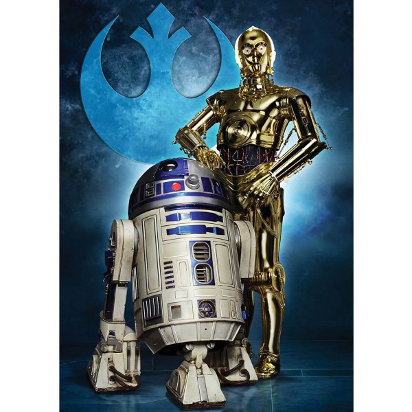Puzzle 1000 pièces : Star Wars Ultimate Collection : R2-D2 & C-3PO - Ravensburger-19682