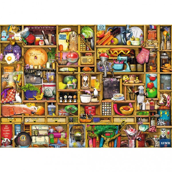 Puzzle 1000 pièces : Armoire de la cuisine - Ravensburger-19298