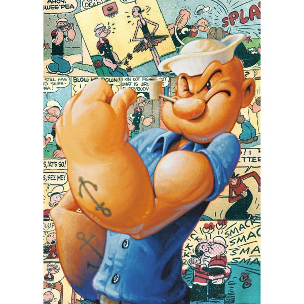Puzzle 1000 pièces : Bande dessinée Popeye - Ravensburger-19629