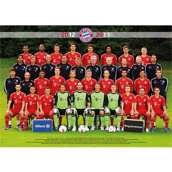 Puzzle 1000 pièces : FC Bayern de Munich saison 2012-2013 - Ravensburger-19056