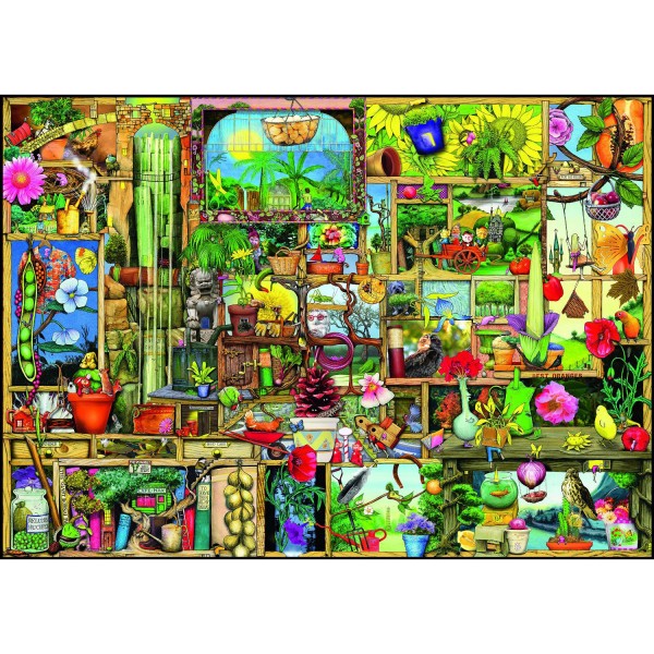 Puzzle 1000 pièces : L'armoire du jardinier - Ravensburger-19498