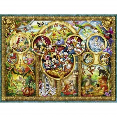 Puzzle de 1000 piezas: los temas más bellos de Disney