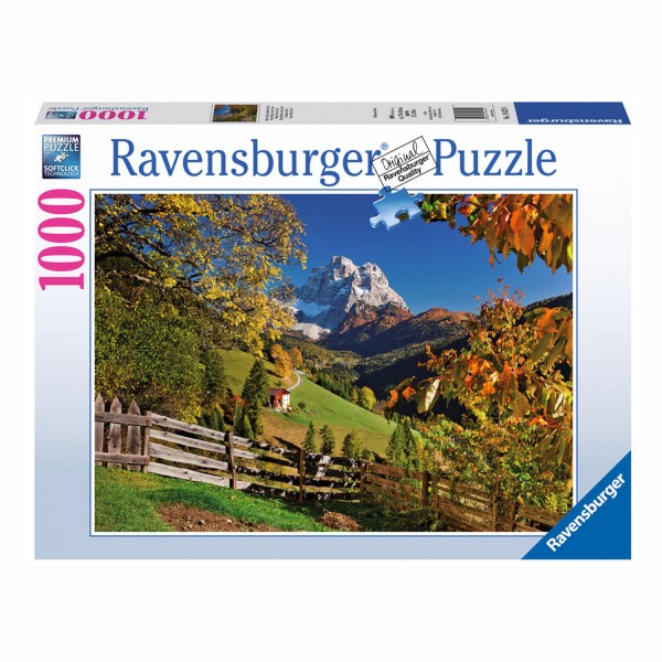 Puzzle 1000 pièces : Paysage de Monte Pelmo - Ravensburger-19423
