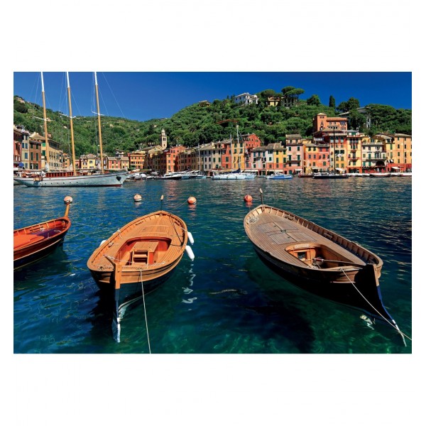 Puzzle 1000 pièces : Port de Portofino, Italie - Ravensburger-19053