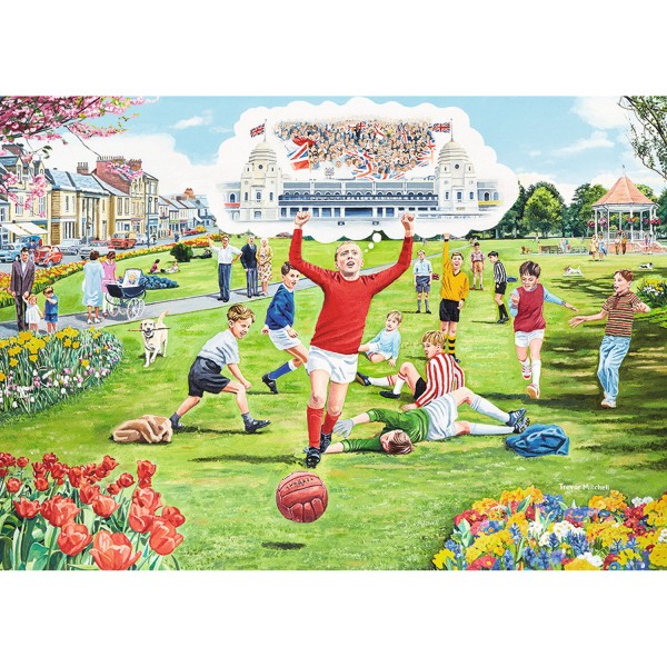 Puzzle 1000 pièces : Rêves de Wembley - Ravensburger-19495
