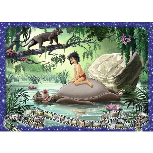 Puzzle 1000 pièces : Disney Collector's Edition : Le livre de la Jungle - Ravensburger-19744