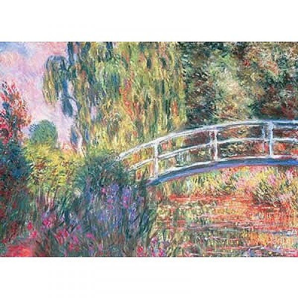 Puzzle 1000 pièces - Monet : Le pont dans le jardn de Giverny - OBSOLETE-Ravensburger-15514-06