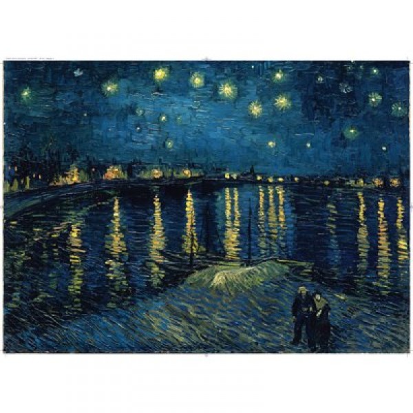 Puzzle de 1000 piezas - Van Gogh: Noche estrellada - Ravensburger-15614