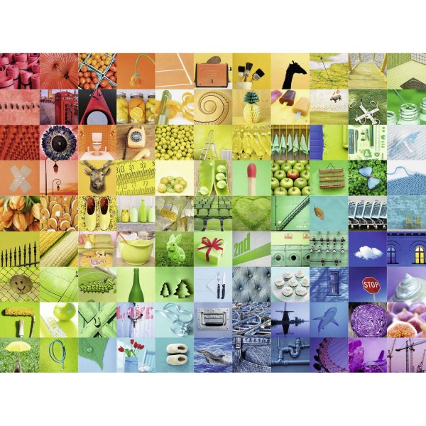 Puzzle 1500 pièces : 99 belles couleurs - Ravensburger-16322