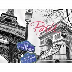 1500 Teile Puzzle: Mein Paris