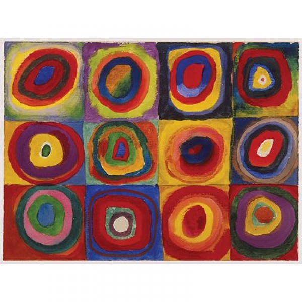 Puzzle 1500 pièces - Kandinsky : Etude des couleurs - Ravensburger-16377
