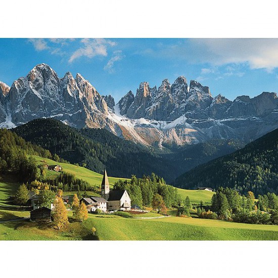 Ravensburger - Puzzle Adulte - Puzzle 1000 p - Paysage de montagnes au