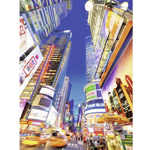 Puzzle 1500 pièces : Times Square au crépuscule - Ravensburger-16216