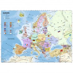 Puzzle 200 pièces XXL : Carte d'Europe