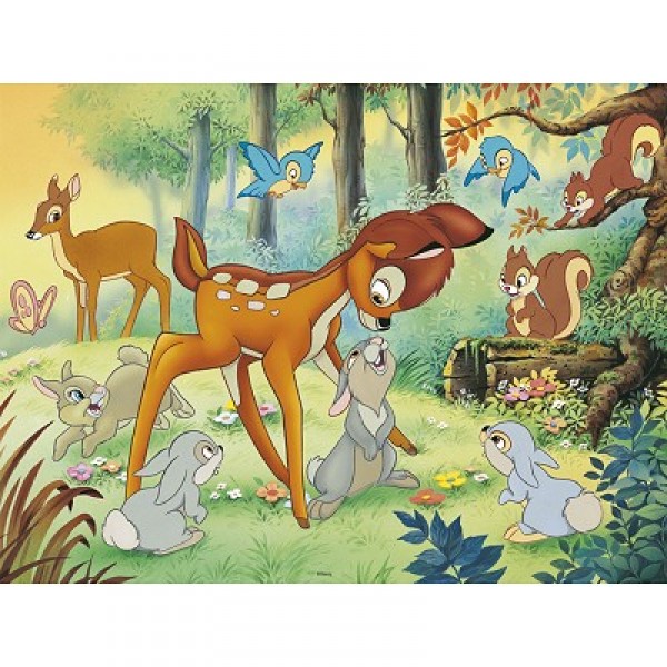 Puzzle 200 pièces - Bambi : Entre amis - Ravensburger-12762