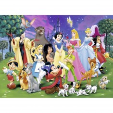 Puzzle XXL de 200 piezas: Los grandes personajes de Disney