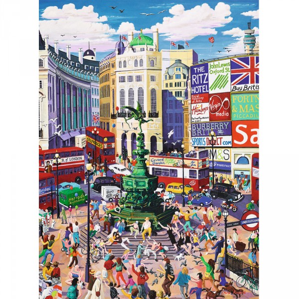 Puzzle 200 pièces XXL : Piccadilly Circus - Ravensburger-12725