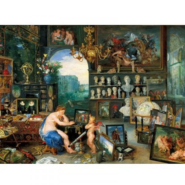 Puzzle 2000 pièces - Brueghel : Les cinq sens - Ravensburger-16658-06-A