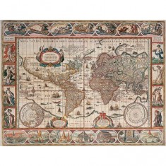 Puzzle 2000 pièces - Mappemonde