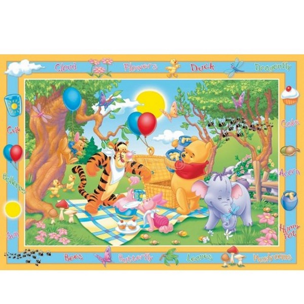 Puzzle 24 pièces géant - Winnie l'Ourson : En plein air - Ravensburger-07069
