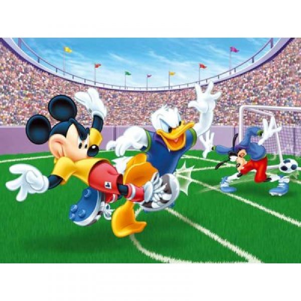 Puzzle 300 pièces - Mickey et ses amis : Match de football - Ravensburger-13125