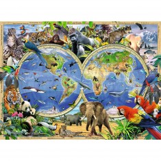 Puzzle XXL de 300 piezas: El mundo salvaje