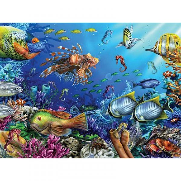 Puzzle 300 pièces XXL - Monde sous-marin coloré - Ravensburger-13512