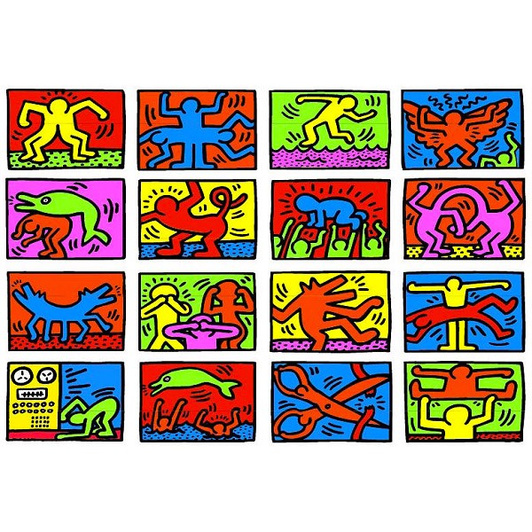 Puzzle 32000 pièces - Keith Haring - Ravensburger - Rue ...