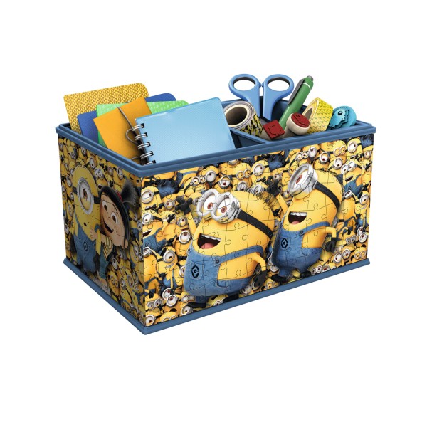 Puzzle 3D 216 pièces : Boîte de rangement - les Minions - Ravensburger-11260
