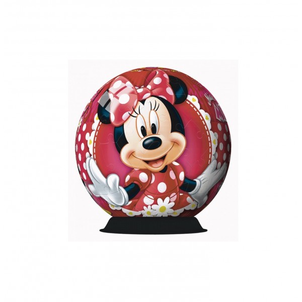 Puzzle 3D 72 Pièces : Puzzle Ball - Disney : Minnie Mouse - Ravensburger-12139