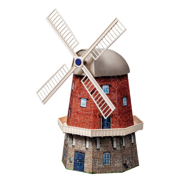Puzzle 3D Monument : Moulin à vent - Ravensburger-12563