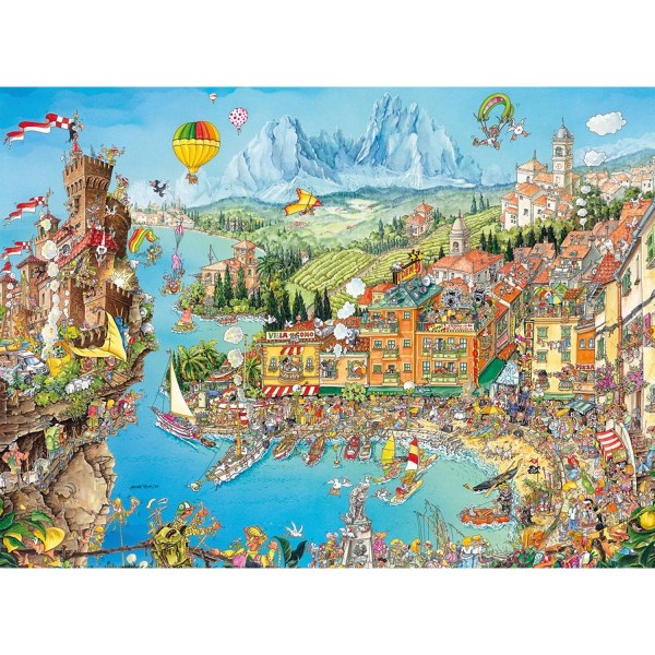 Puzzle 500 pièces - Quelle belle Italie ! - Ravensburger-14149