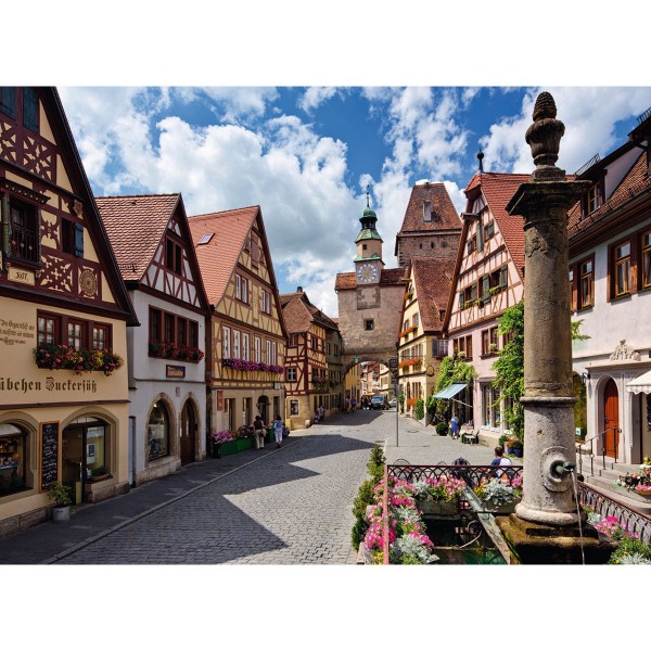 Puzzle 500 pièces : Rothenburg, Allemagne - Ravensburger-13607