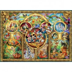 500 Teile Puzzle - Disney-Familie