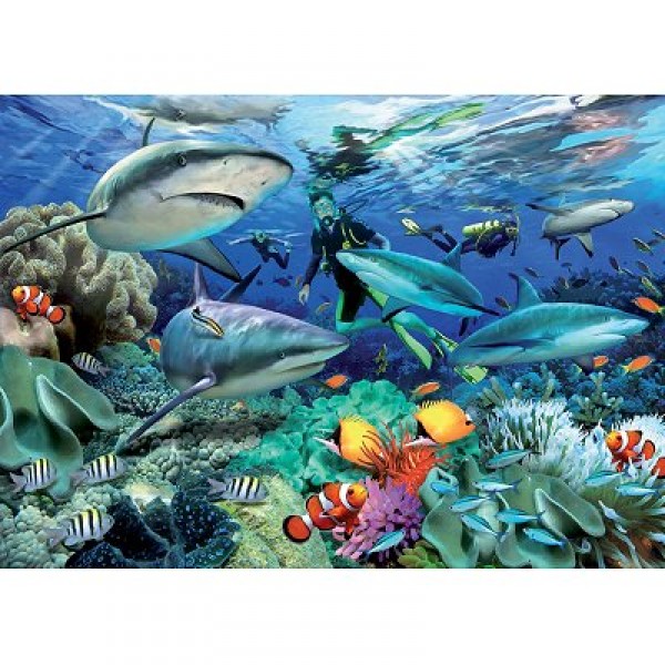 Puzzle 500 pièces - Le monde sous-marin - Ravensburger-14630