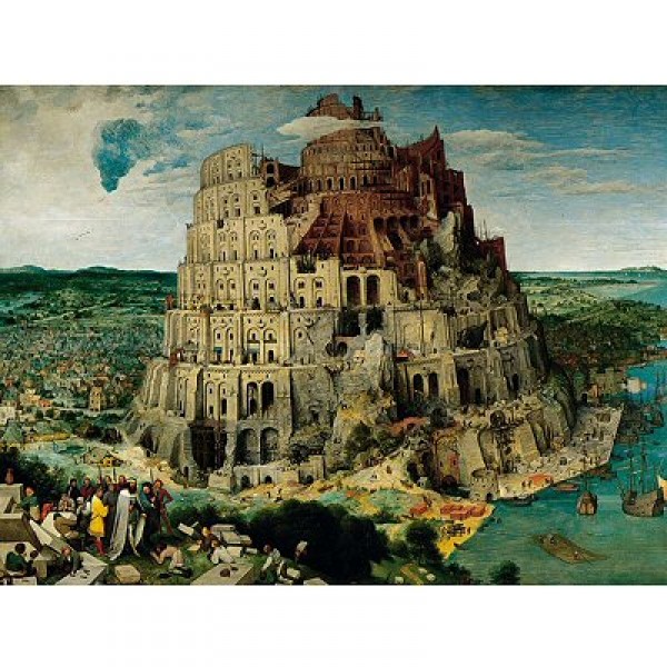 Puzzle 5000 pièces - Brueghel : La construction de la Tour de Babel - Ravensburger-17423