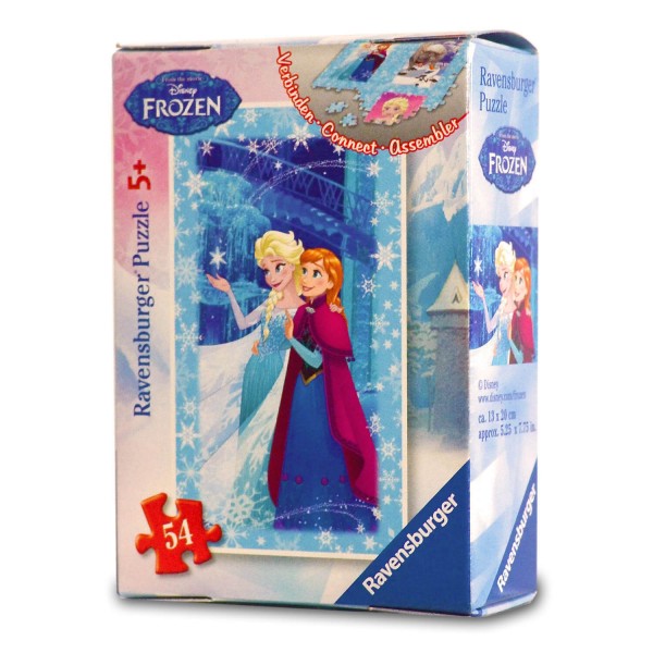 Puzzle 54 pièces : Mini puzzle La Reine des Neiges (Frozen) : Elsa et Anna - Ravensburger-09455-2