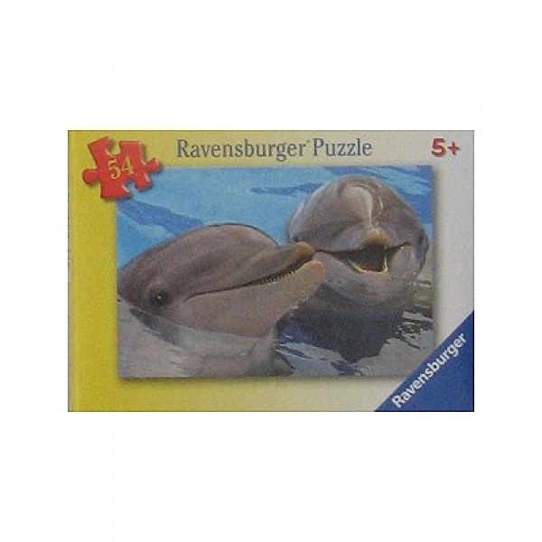 Puzzle 54 pièces - Duo de dauphins - Ravensburger-09430-2