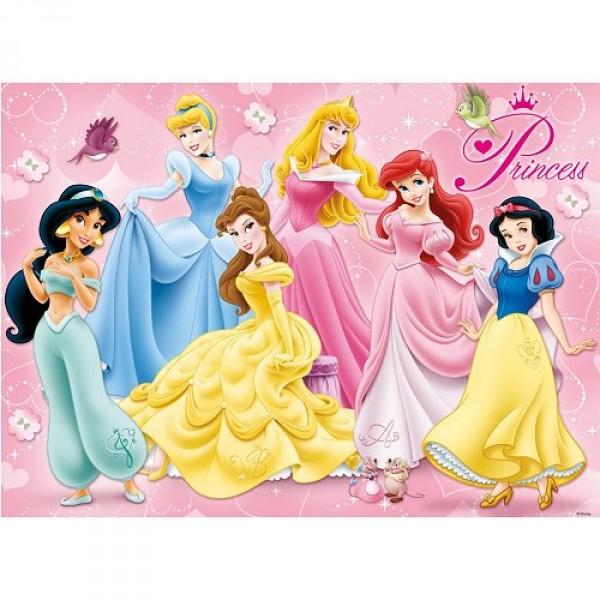 Puzzle 90 pièces - Princesses Disney : Prêtes pour le bal - Ravensburger-09653