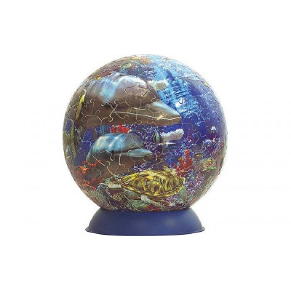 Puzzle Ball 240 pièces - Au fond des océans - OBSOLETE-ravensburger-11011