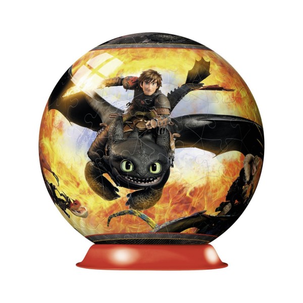Puzzle Ball 3D 108 pièces : Dragons - Ravensburger-12262