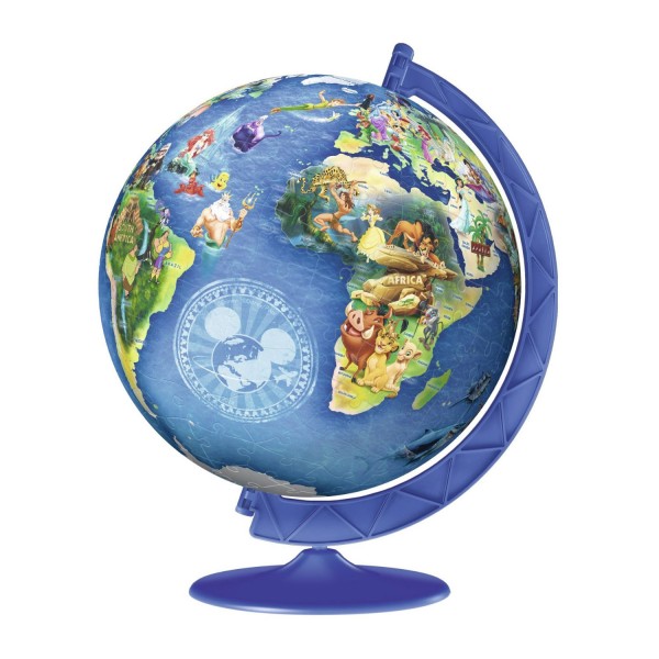 Puzzle Ball 3D 180 pièces : Disney Globe - Ravensburger-12333