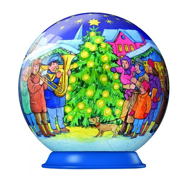 Puzzle ball 54 pièces - Boule de Noël : Les musiciens - Ravensburger-11865-01