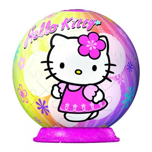 Puzzle ball 54 pièces - Hello Kitty : Le printemps - Ravensburger-11856-03