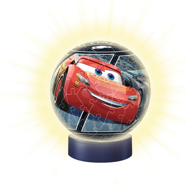 Puzzle ball illuminé 72 pièces : Cars 3 - Ravensburger - Rue des Puzzles