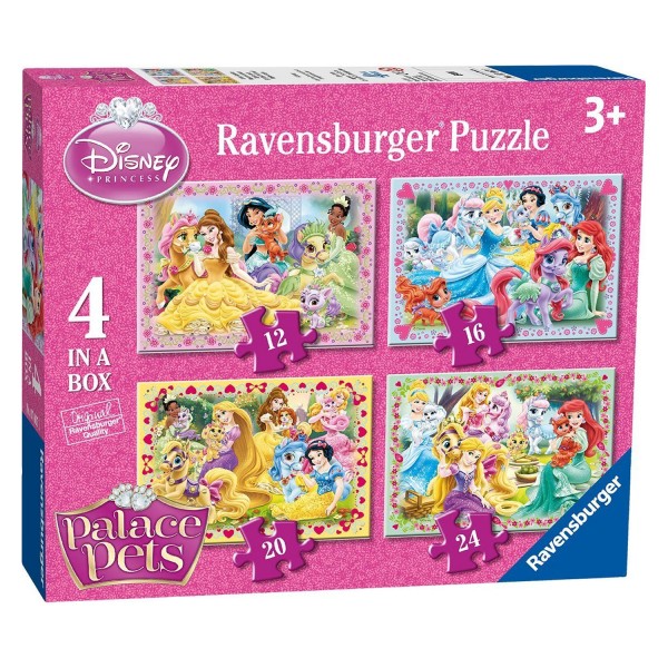 Puzzle évolutif 12 à 24 pièces : Palace Pets Princesses Disney - Ravensburger-07067
