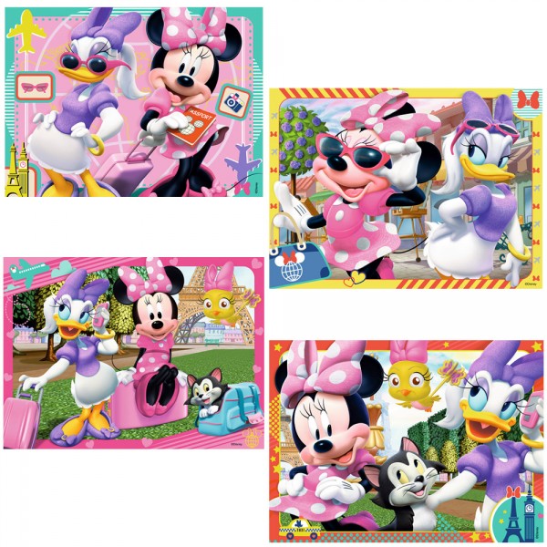 Puzzles de 12 à 24 pièces : 4 puzzles Minnie Mouse - Ravensburger-07127